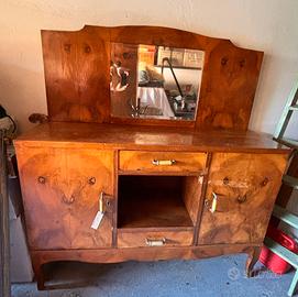 Toilette vintage anni '50 con specchio - originale