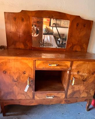 Toilette vintage anni '50 con specchio - originale