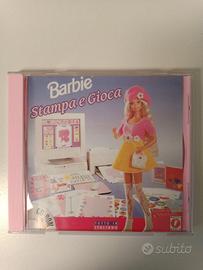 CD ROM-PC Barbie stampa e gioca 1999