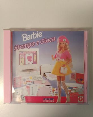 CD ROM-PC Barbie stampa e gioca 1999