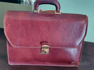 Cartella da lavoro in pelle vintage Adpel