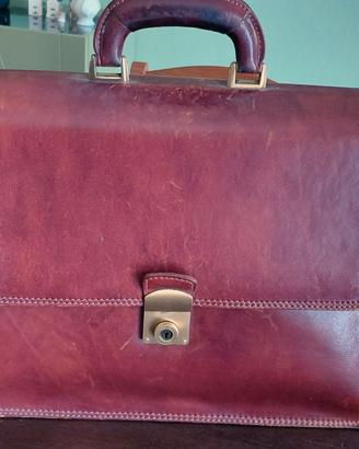Cartella da lavoro in pelle vintage Adpel