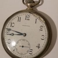 Rarissimo orologio da tasca Zenith argento 1925