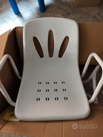 Sedia da bagno girevole per anziani e disabili