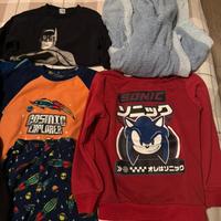 Set maglie e pigiama 7-8 anno