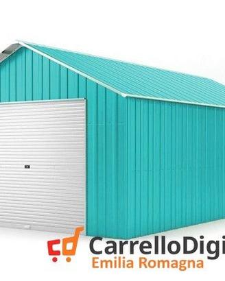 Baracca cantiere 438x724 con saracinesca azzurro