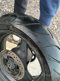 Gomma MetzellerM7 e Cerchio Honda Hornet POSTERIOR