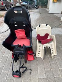 Seggiolini+parabrezza+caschi per bambini in bici