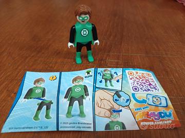 Lanterna Verde DC Playmobil ovetti Kinder