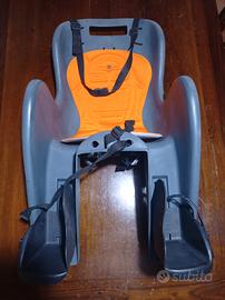 seggiolino  bicicletta per portapacchi posteriore