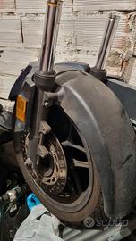 forcella con ruota parafango forza 300