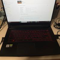 MSI 15” GF65 Thin 10UE 16 gb Ram core i7 perfetto