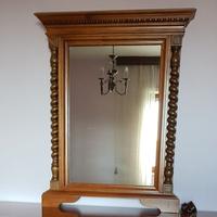 Specchio in Legno di Noce massello