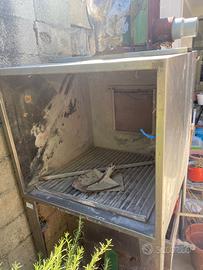 Cabina a spruzzo per ceramica