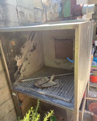 Cabina a spruzzo per ceramica