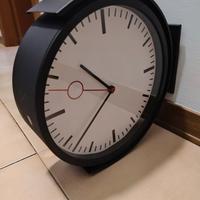 orologio bifacciale da stazione sala d'attesa