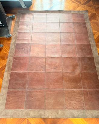 Tappeto Tisca 170x230 in pelle
