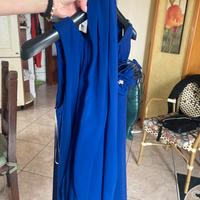 vestito elegante blu donna.