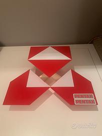 Espositore pubblicitario Pentax vintage