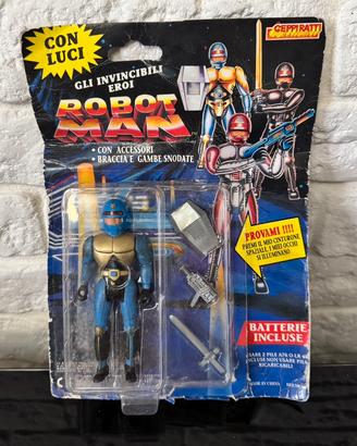 Robot Man Vintage + accessori confezione originale