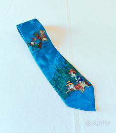 Cravatta Disney Iside Cip e Ciop, vintage anni 90