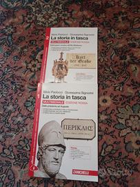 libri di testo, la storia in tasca