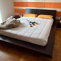 Camera matrimoniale rovere scuro