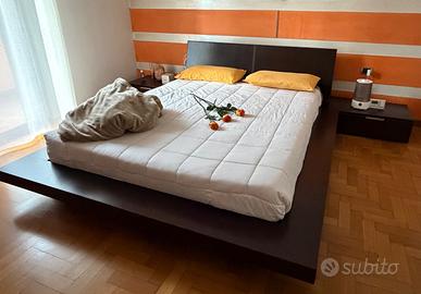 Camera matrimoniale rovere scuro