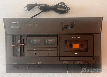 Hitachi stereo cassette tape deck d-2335
