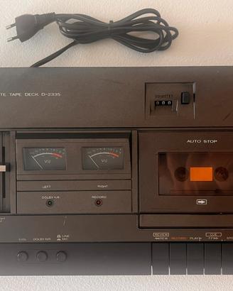 Hitachi stereo cassette tape deck d-2335