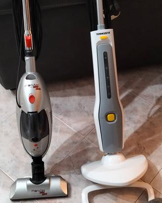 scopa elettrica + lavapavimenti 
