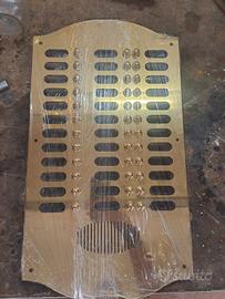 pulsantiera prodel urmet ottone 36 pulsanti