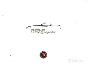FIAT 124 SPIDER BROCHURE ORIGINALE del 2015
