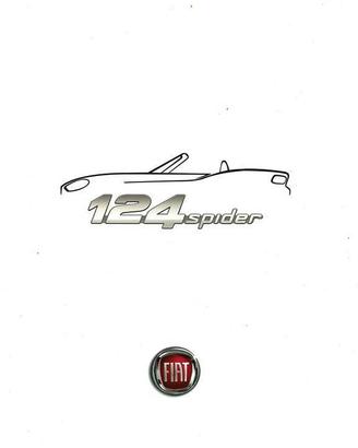 FIAT 124 SPIDER BROCHURE ORIGINALE del 2015