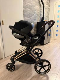 Cybex e-Priam Rose Gold elettrico + Ovetto Cloud Z