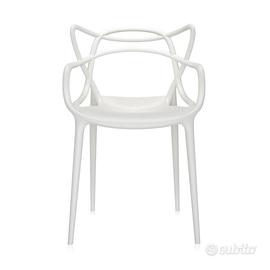 set da 2 sedie kartell masters bianche