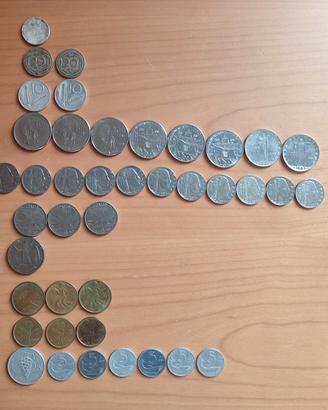 Lotto 41 vecchie monete lira