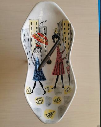 Alzata dipinta a mano CERAMICHE ROMETTI