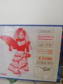 vestito carnevale  Spagnola 5/6  anni 