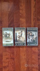 VHS Trilogia Il Signore degli Anelli 