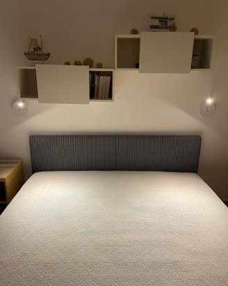 Letto imbottito matrimoniale misure 165x195