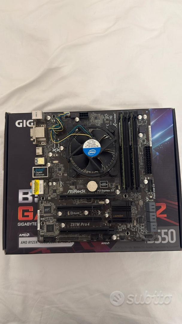 asrock Z87M pro 4 con i7 4770 e 16gb - Informatica In vendita a