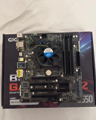 asrock Z87M pro 4 con i7 4770 e 16gb