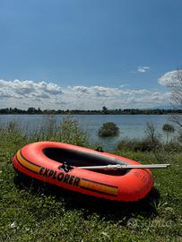 Gommone Explorer Arancione con 2 remi