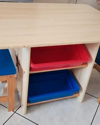 Tavolo e sedie bimbi marca Kidkraft in legno