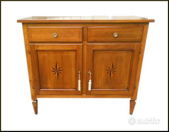 Credenza due porte in stile 700 lombardo