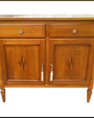 Credenza due porte in stile 700 lombardo