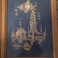 2 quadretti  in bambu