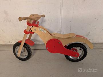 Bici in legno Baby Moto - Artigianato Italia