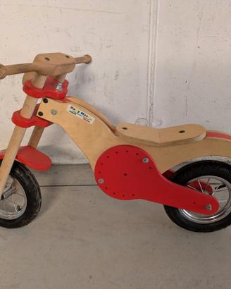 Bici in legno Baby Moto - Artigianato Italia